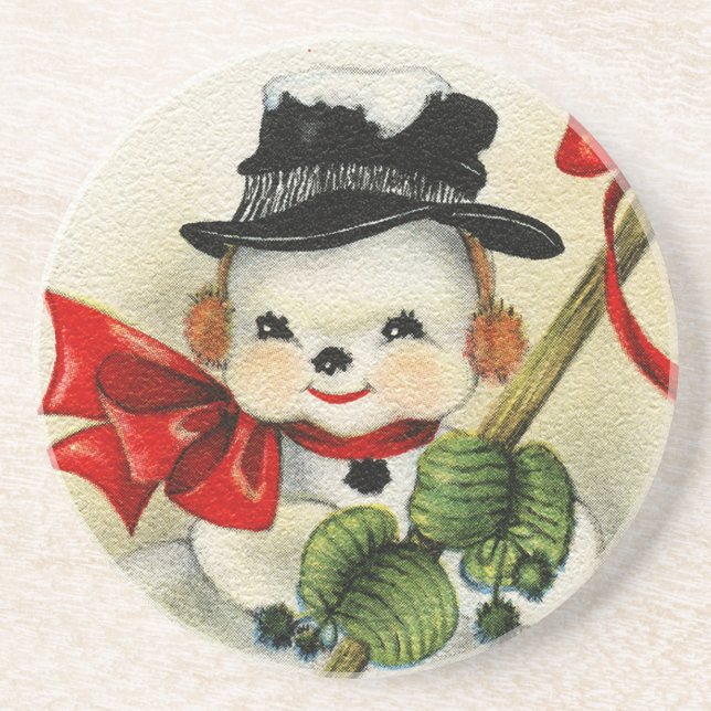 Posavasos Snowman 004 (Frente)