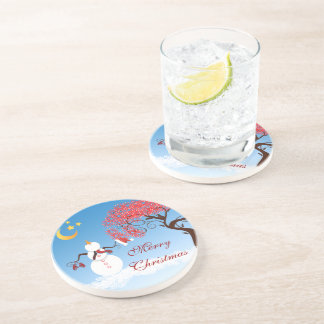 Posavasos Snowman Coasters