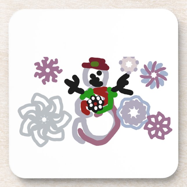 Posavasos Snowman joy kind (Frente)