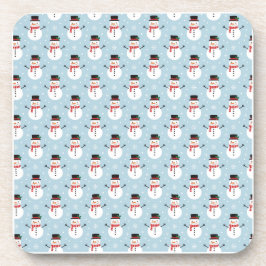 Posavasos Snowman pattern