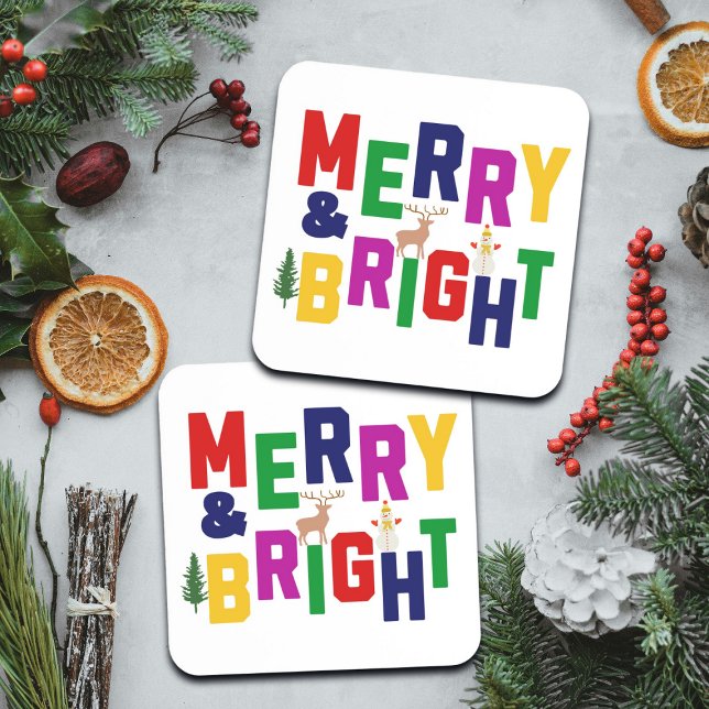 Posavasos Snowman, reno de pino blanco y brillante (Subido por el creador)