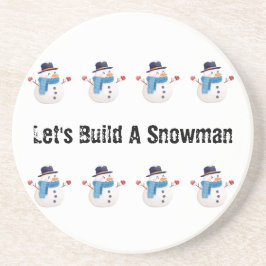 Posavasos Snowman Winter Coasters