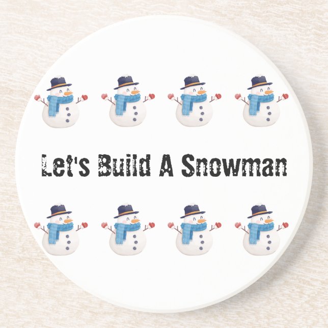 Posavasos Snowman Winter Coasters (Frente)