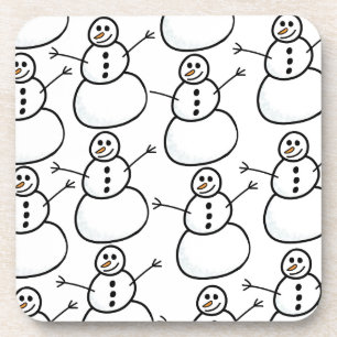 Posavasos Snowmen