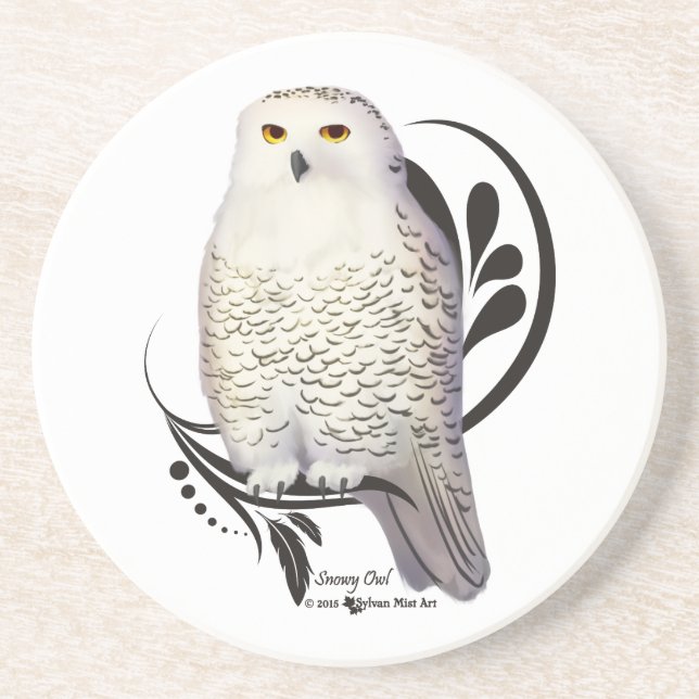 Posavasos Snowy Owl (Frente)
