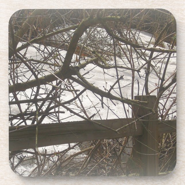 Posavasos Snowy Woods (Frente)