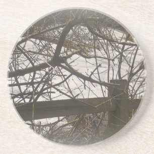 Posavasos Snowy Woods