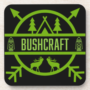 Posavasos sobrevivientes de bushcraft