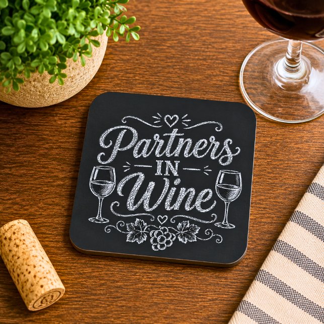 Posavasos Socios en el vino (Subido por el creador)