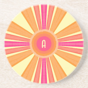 Posavasos Sol Orange y Rosa