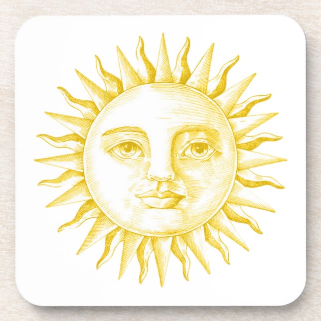 Posavasos Sol Retro (Frente)