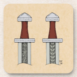 Posavasos Soldadura de patrón de espadas de visión