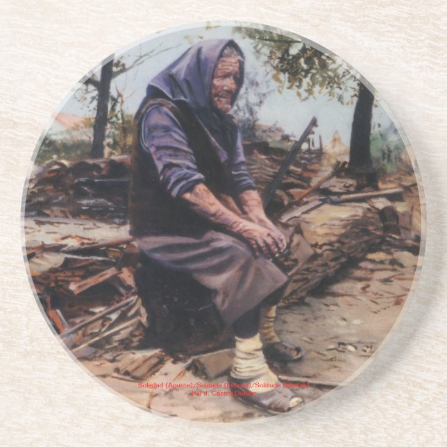 Posavasos Soledad (Apunte)/Soledad (Esbozo) (Frente)