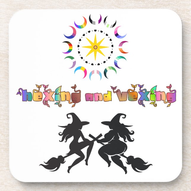 Posavasos Solidaridad Corporal Pagan Queer | Hechizando y Fa (Frente)