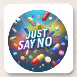 Posavasos Solo di no a las drogas