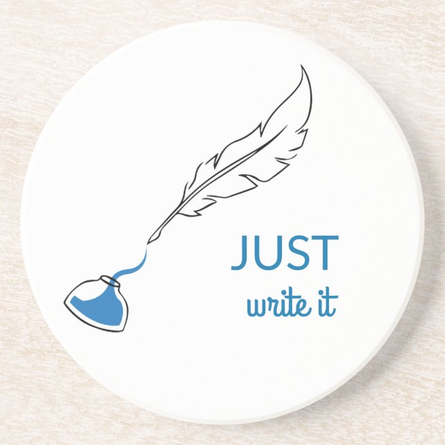 Posavasos Sólo escribirlo (Frente)