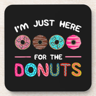Posavasos Sólo estoy aquí por el dulce de donuts Doughnut