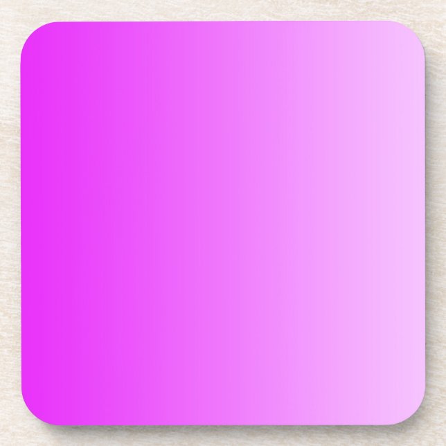 Posavasos SÓLO gradientes COLOR - rosa neón (Frente)