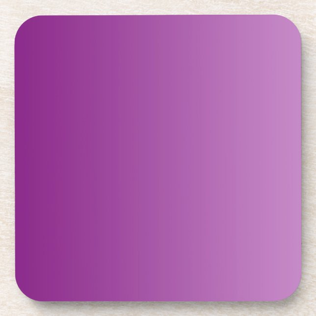 Posavasos Sólo gradientes de color - magenta (Frente)