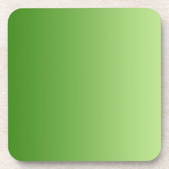 Posavasos SÓLO gradientes DE COLOR - verde (Frente)
