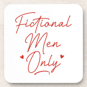 Posavasos Solo hombres ficticios