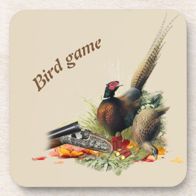 Posavasos Sólo para cazadores reales (Frente)