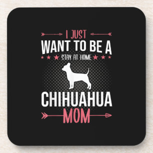 Posavasos Solo Quiero Quedarme En Casa Con La Madre Del Perr
