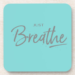 Posavasos Sólo Respira, Yoga, Cita Zen