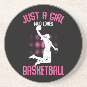Posavasos Sólo una chica que ama el baloncesto niños niñas