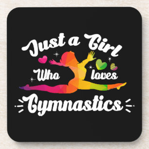 Posavasos Sólo una chica que ama la gimnasia