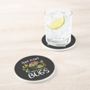 Posavasos Sólo una chica que ama los insectos