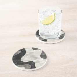 Posavasos Sombra abstracta de líneas de sombra