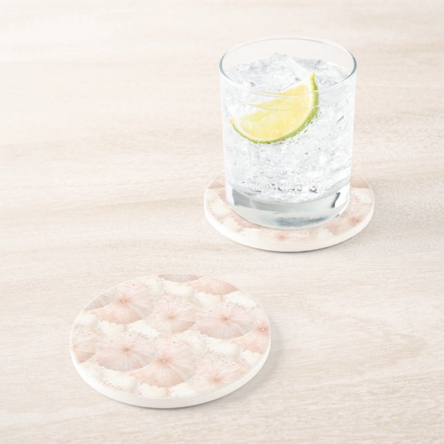 Posavasos Sombrillas Rosa Claro (Lado)