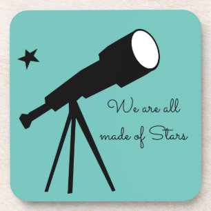 Posavasos Somos hechos de estrellas cita de telescopio