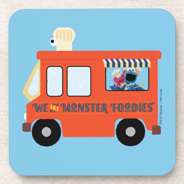 Posavasos Somos monstruosos comilones (Frente)