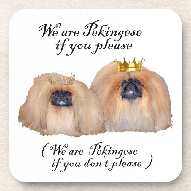 Posavasos Somos pekingeses (Frente)