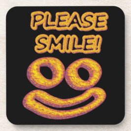 Posavasos "¡Sonríe, por favor!" Diseño Cuto. Comprar ahora