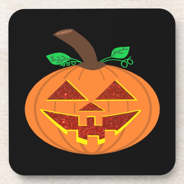 Posavasos Sonriente Red Oyed Happy Halloween Calabazas de ca (Frente)