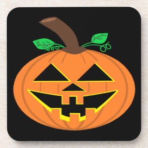 Posavasos Sonrientes Felices Halloween Calabazas