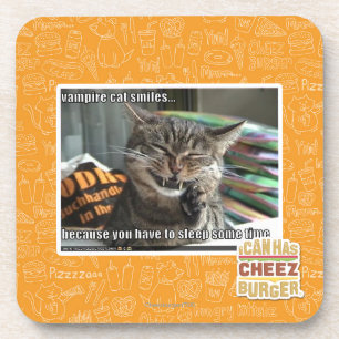 Posavasos sonrisas del gato del vampiro
