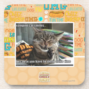 Posavasos sonrisas del gato del vampiro