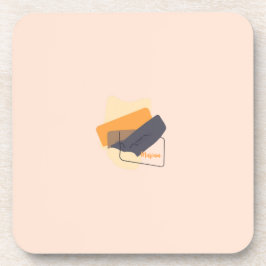 Posavasos Soporte de forma abstracta