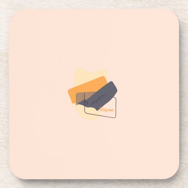 Posavasos Soporte de forma abstracta (Frente)