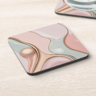 Posavasos Soporte de plástico duro con gráfico elegante