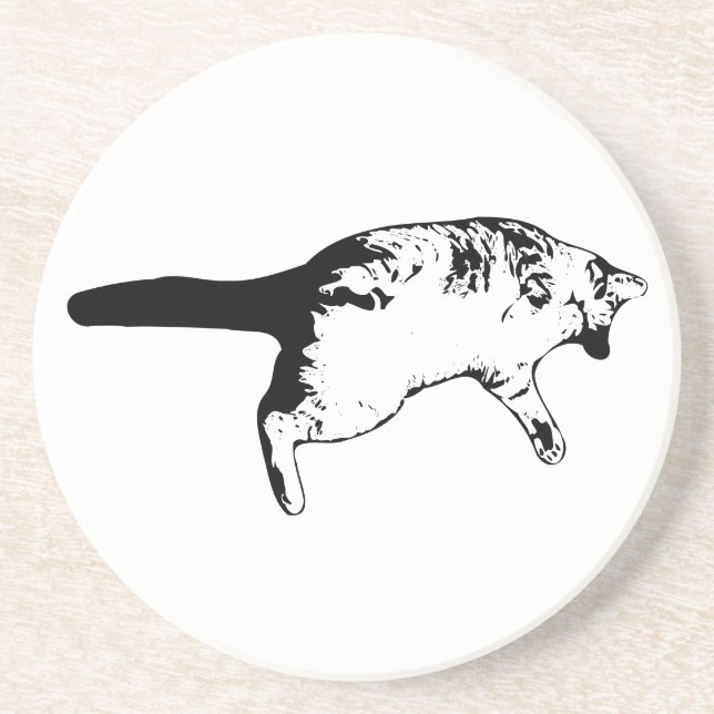 Posavasos Sorpresa de rayas para la mesa (Frente)