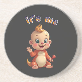 Posavasos souriez à la joie de bébé mignonne, et au bonheur.