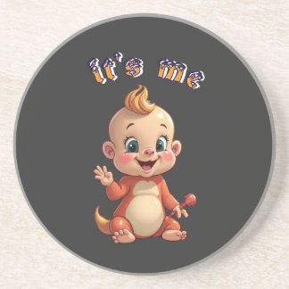 Posavasos souriez à la joie de bébé mignonne, et au bonheur.