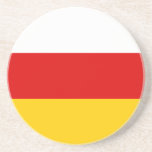 Posavasos South Ossetia Flag<br><div class="desc">Patriotic flag of South Ossetia.</div>