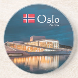 Posavasos Souvenir de Noruega de Oslo