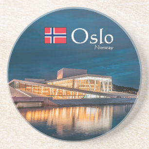 Posavasos Souvenir de Noruega de Oslo